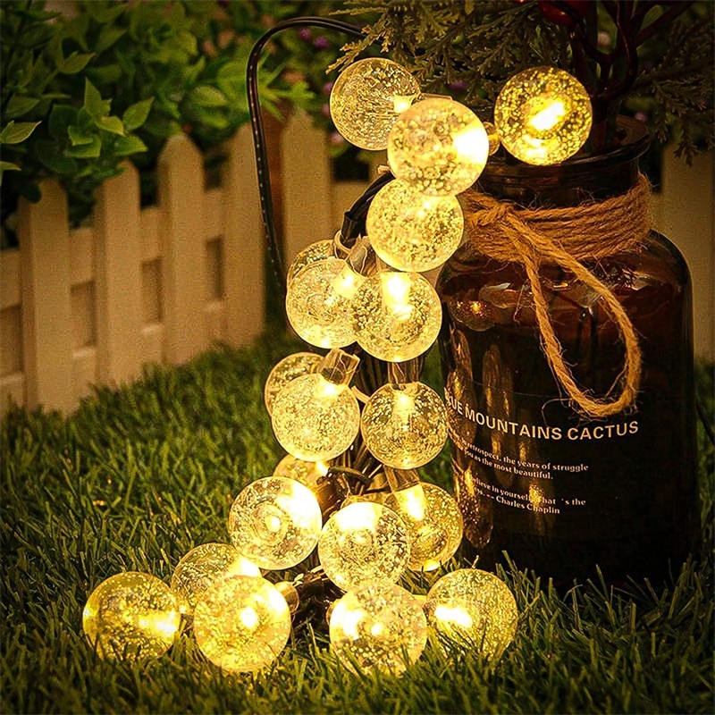 1/2/3/4/5/10M String Fairy Light Outdoor Waterproof Garden Christmas Party Decor 
